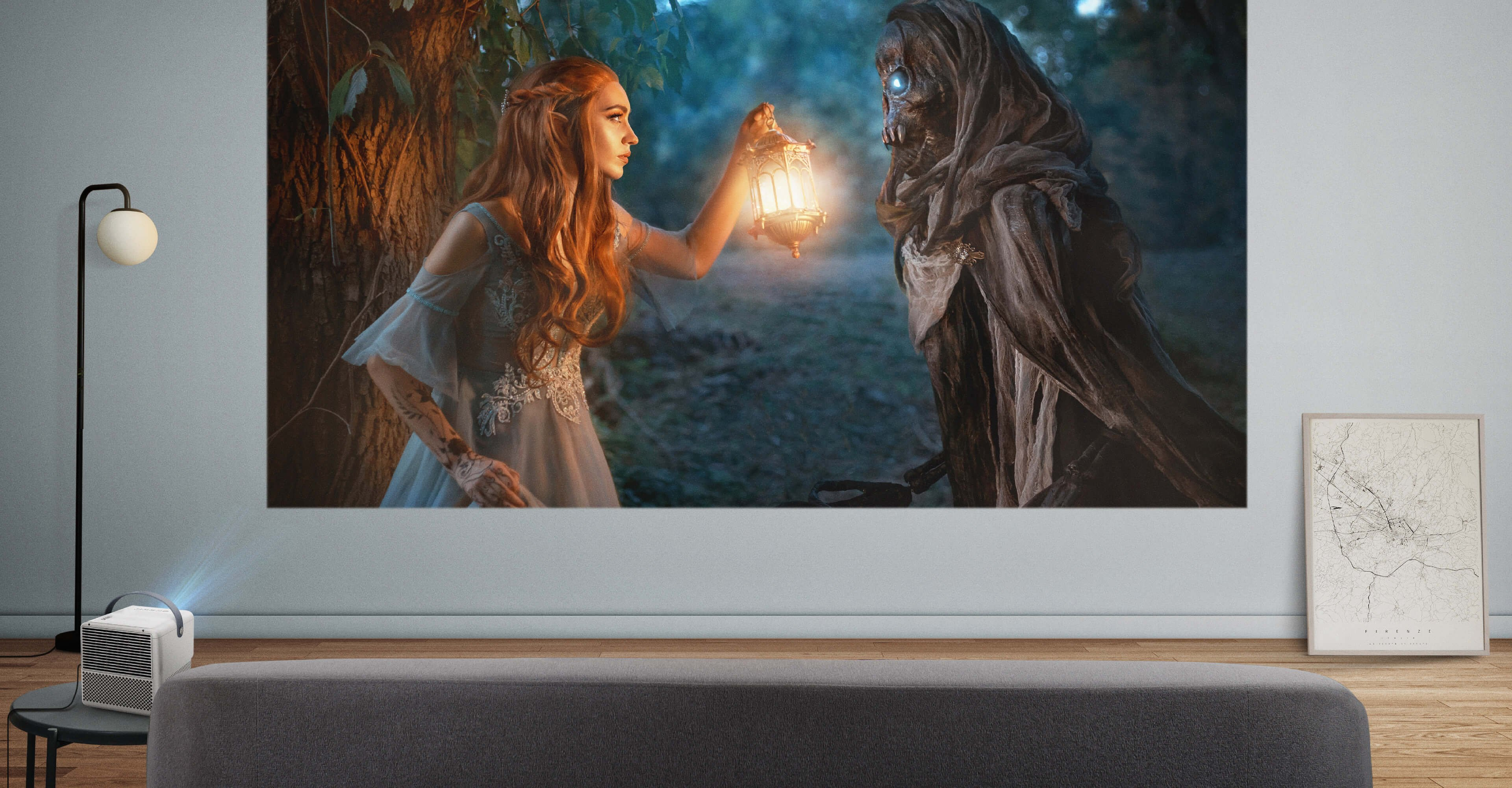 2 benq portable projector