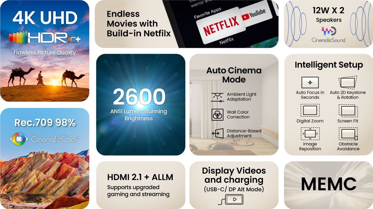 39 benq versatile home projector