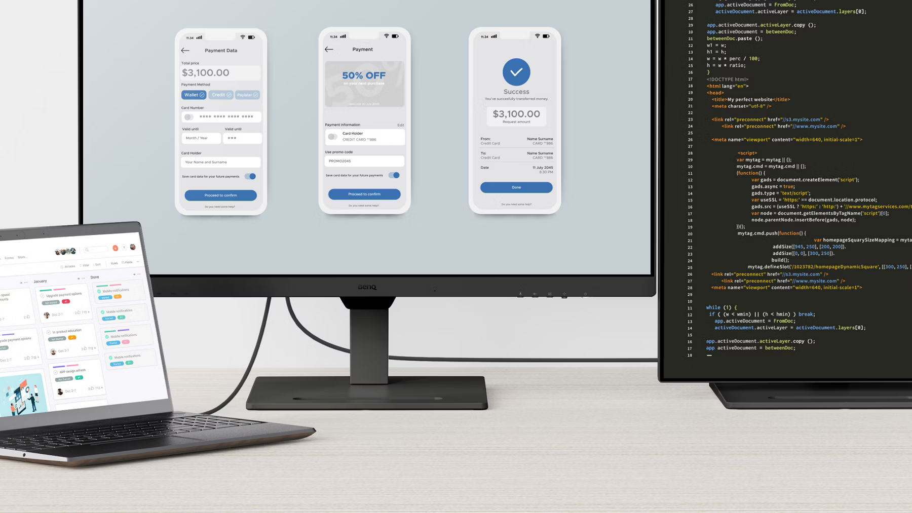 27 benq monitor BT3290QT