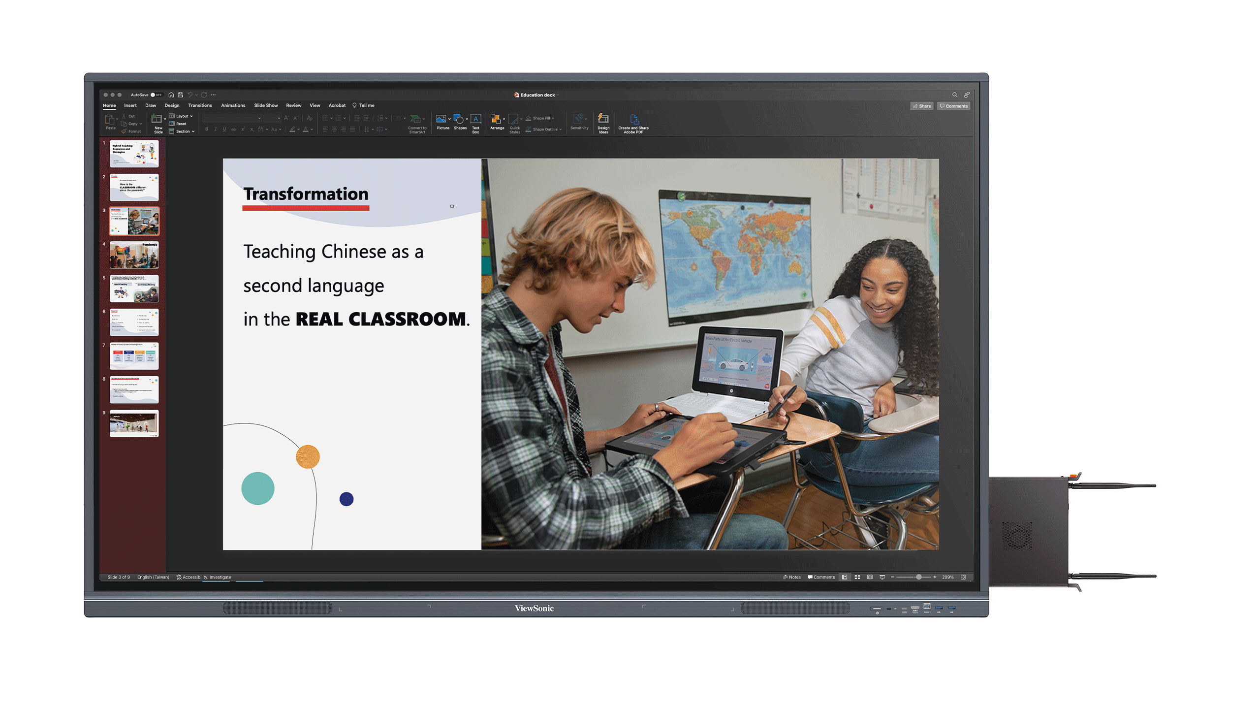 8 interactive panel viewsonic