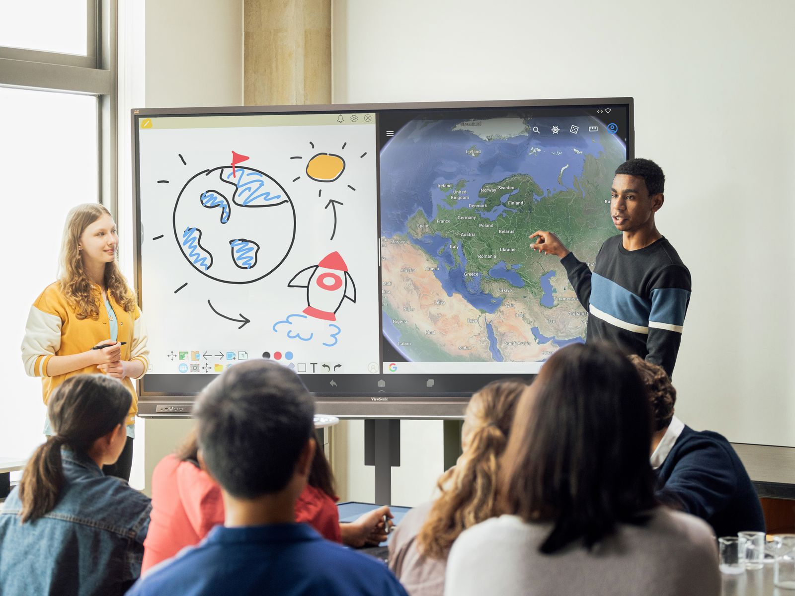 5 viewsonic interactive panel display