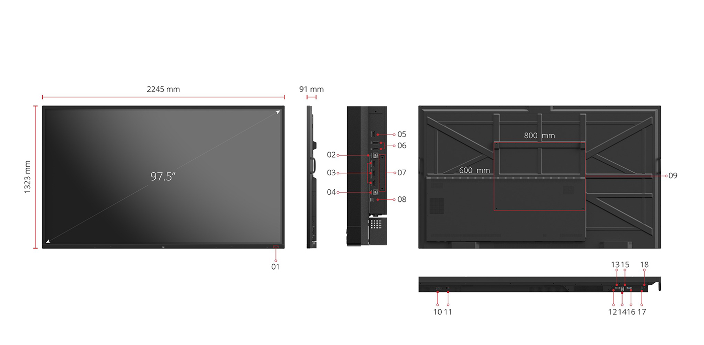 11 viewsonic interactive panel display