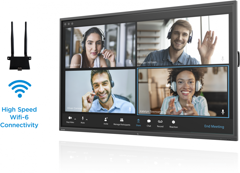 8 viewsonic interactive panel display