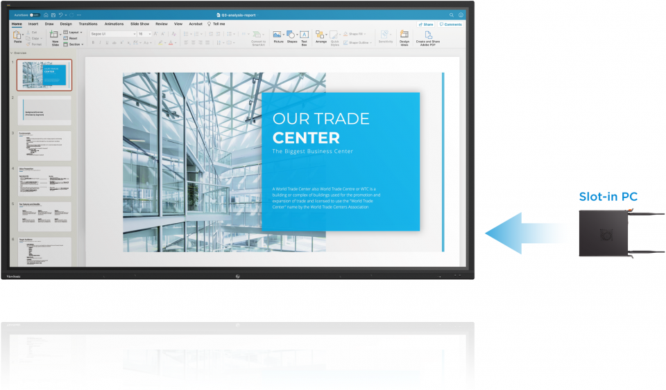 9 viewsonic interactive panel display