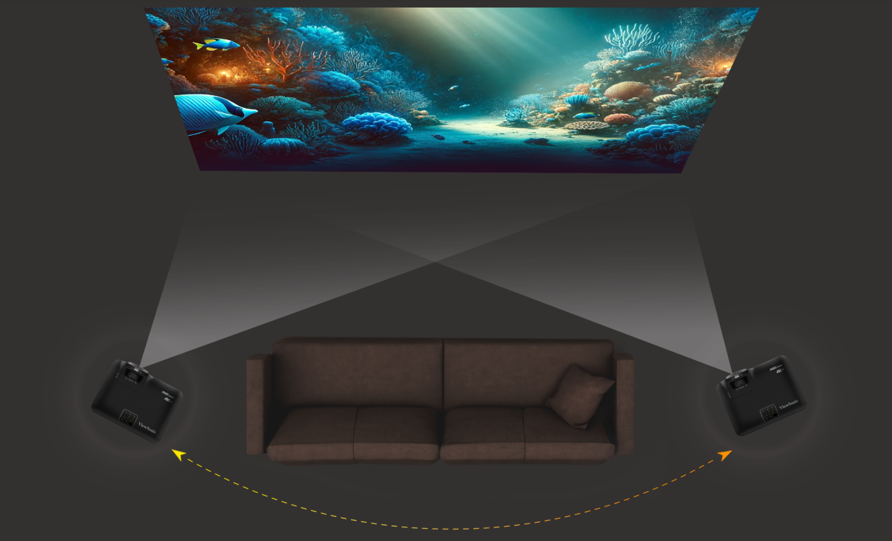 12 viewsonic projector LX700 4KE