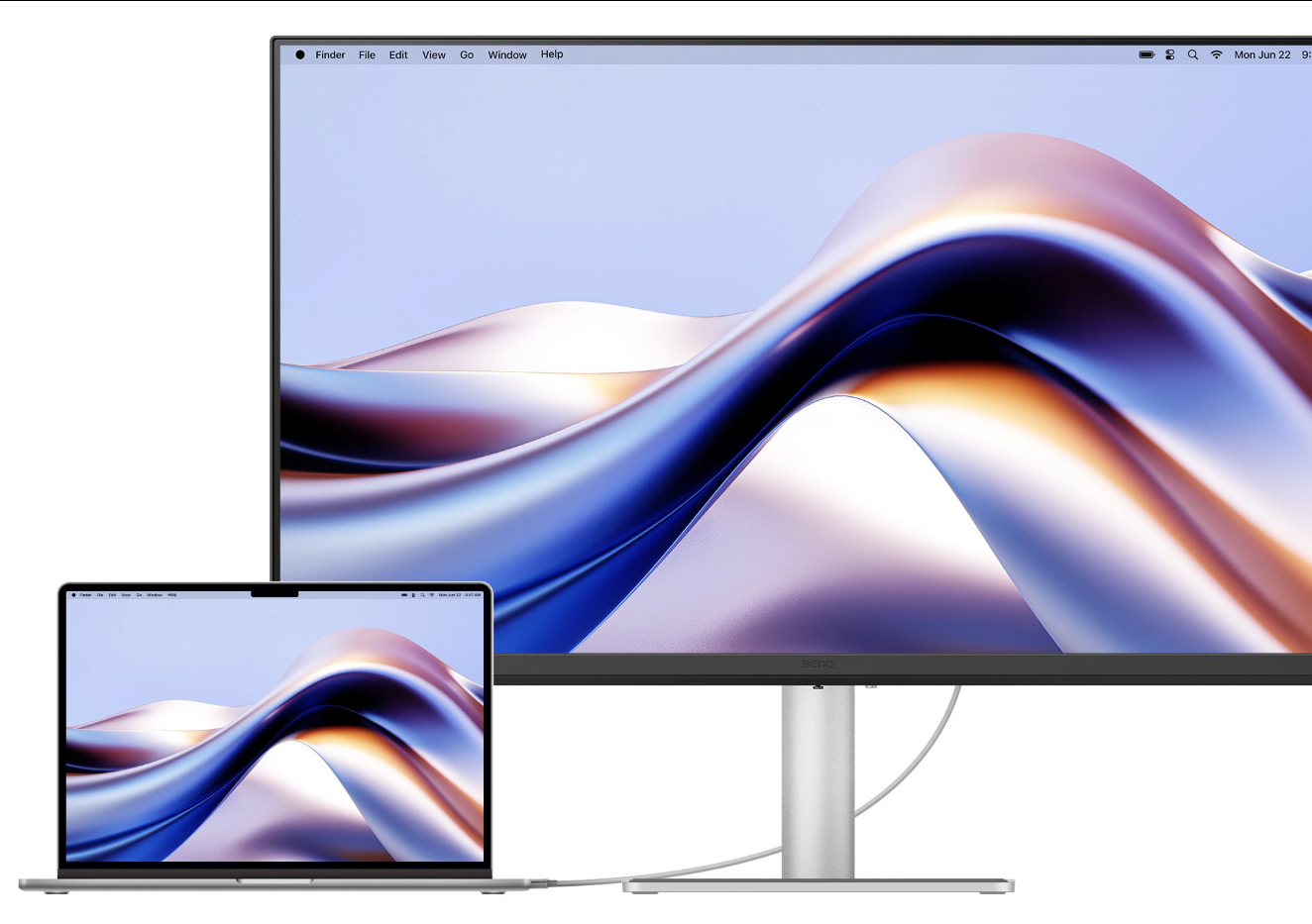 2 benq monitor mac
