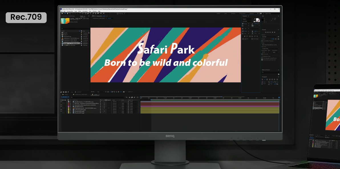 2 benq monitor designer PD2705Q