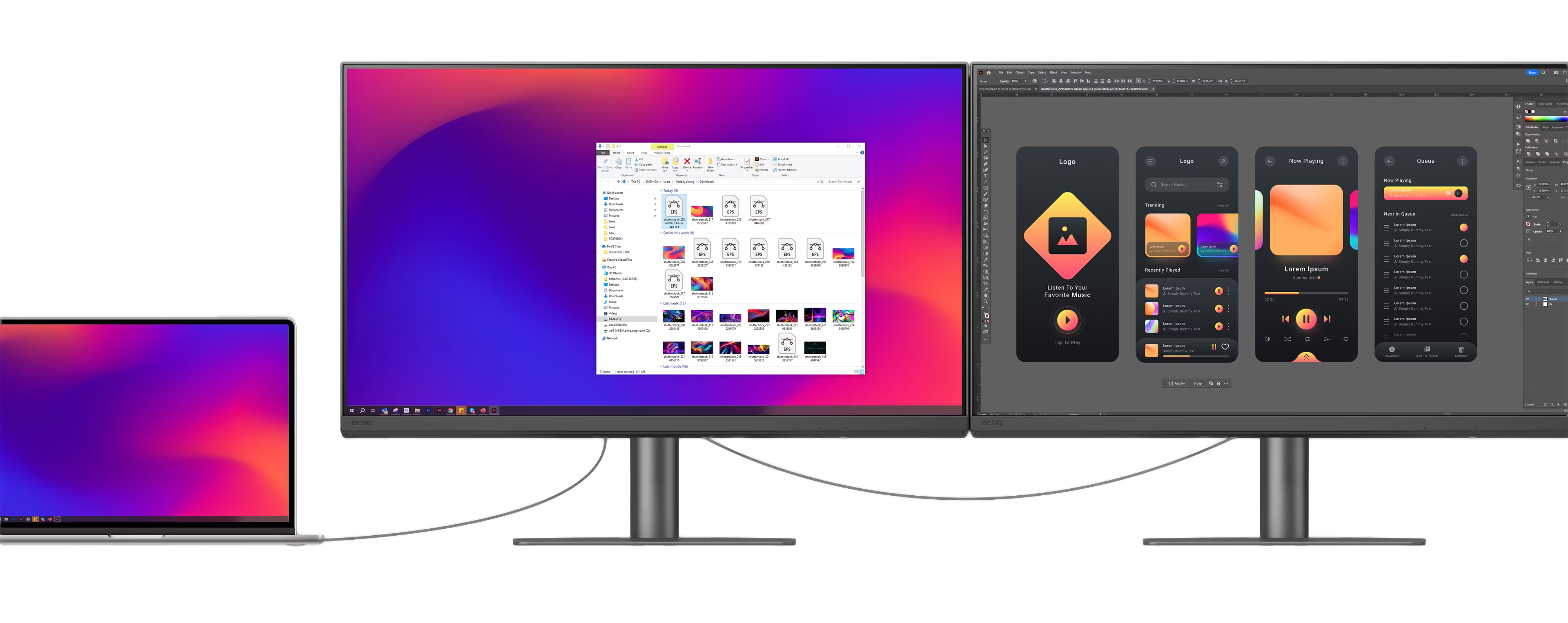 12 monitor designer benq PD2706QN