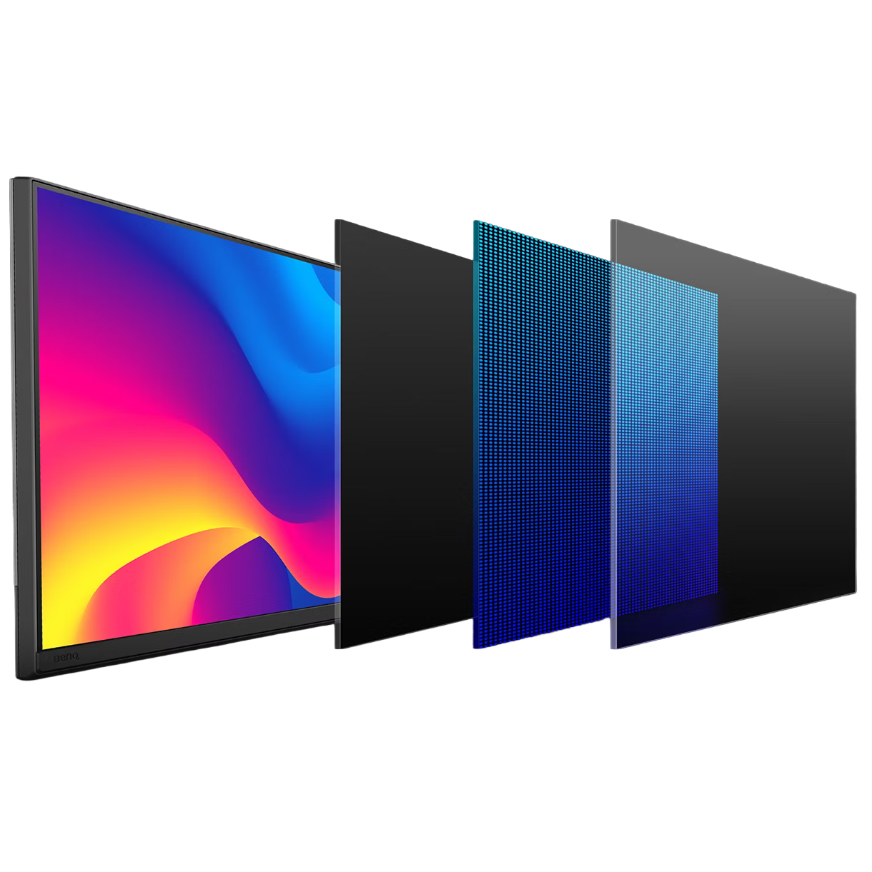 4 monitor designer benq PD2706QN