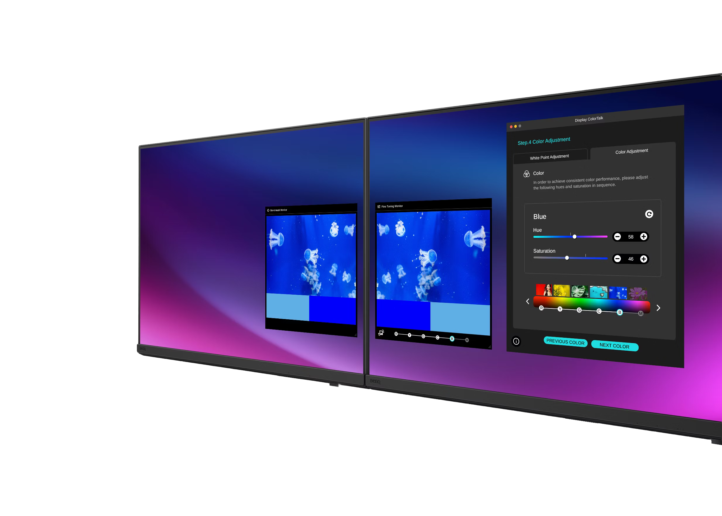6 monitor designer benq PD2706QN