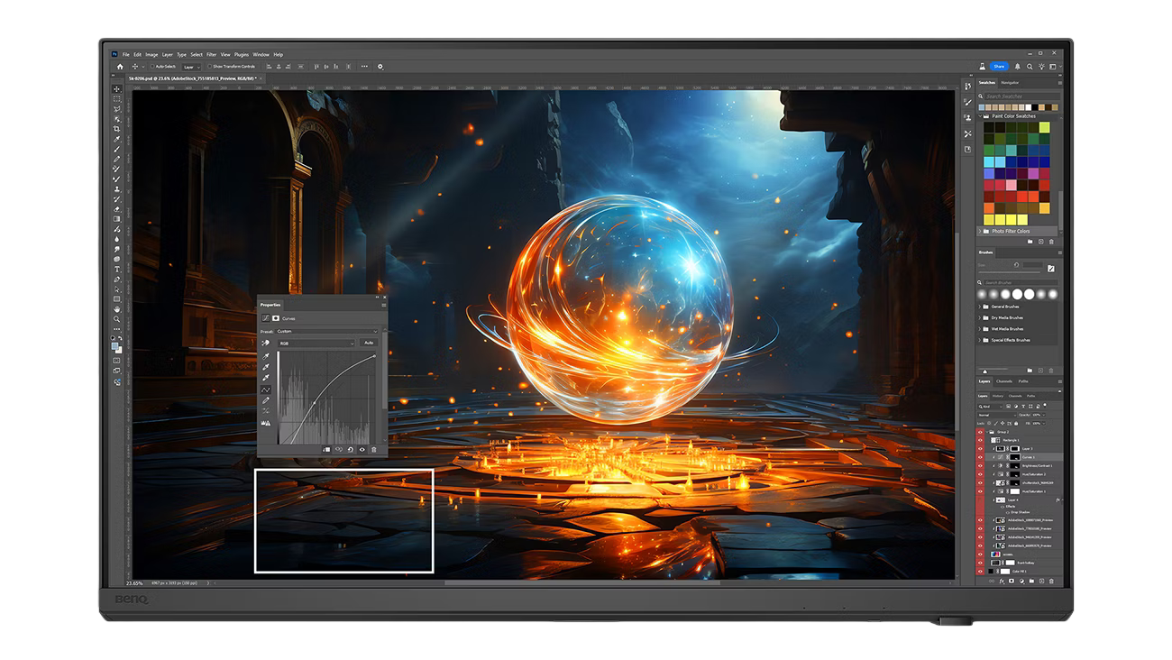 4 monitor for designers benq PD2730S