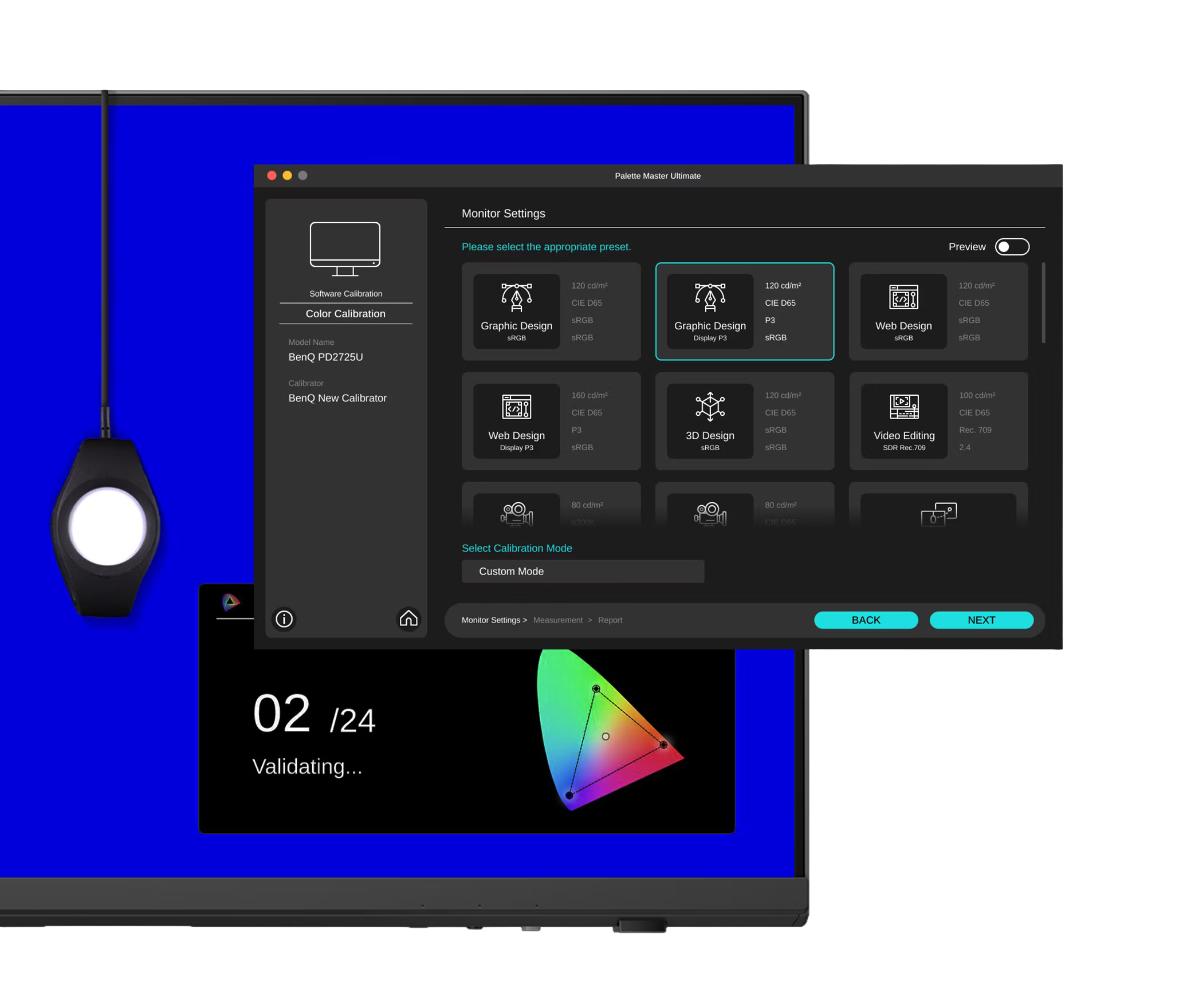 9 monitor for designers benq PD2730S