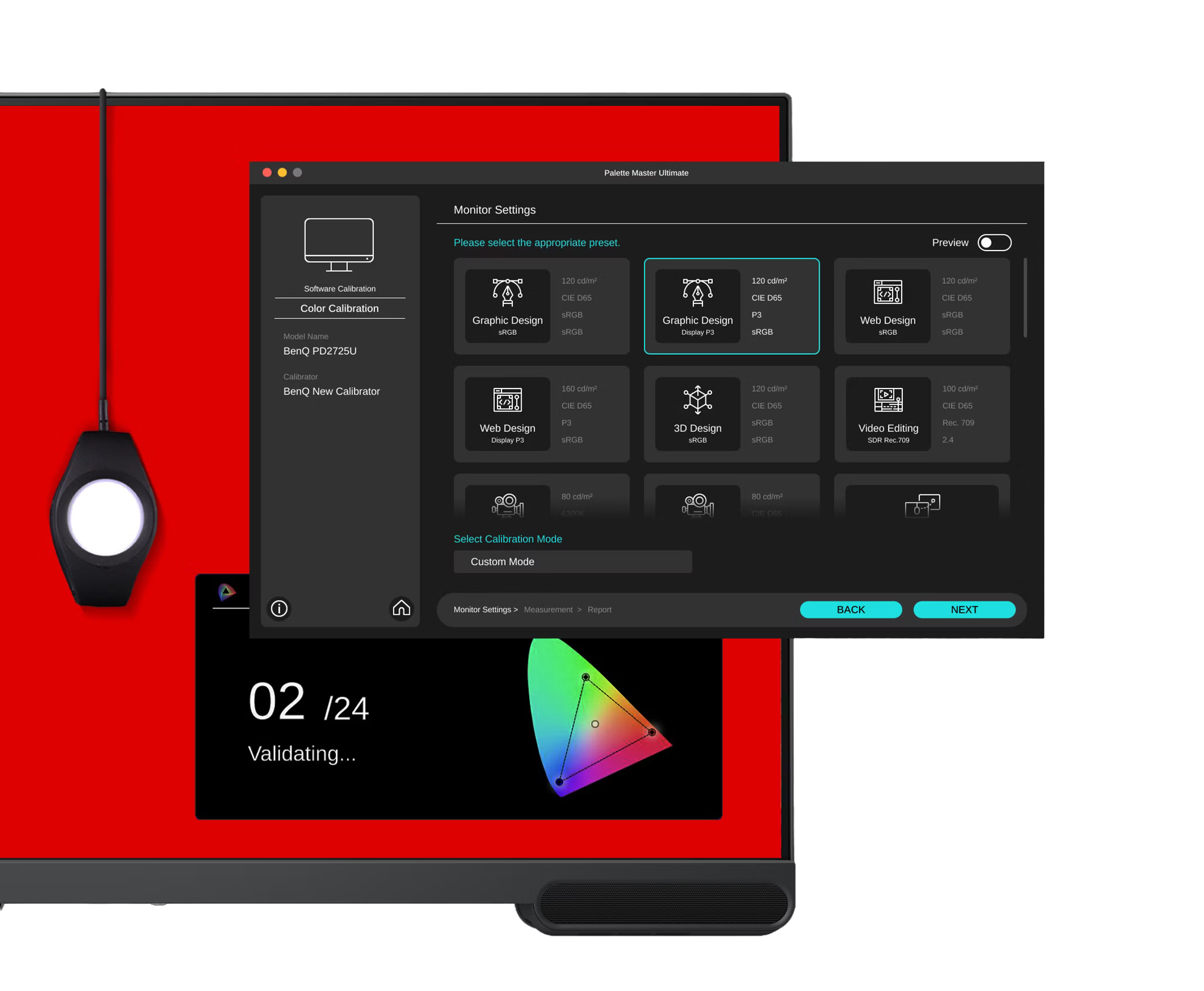 16 video editing monitor PV3200U
