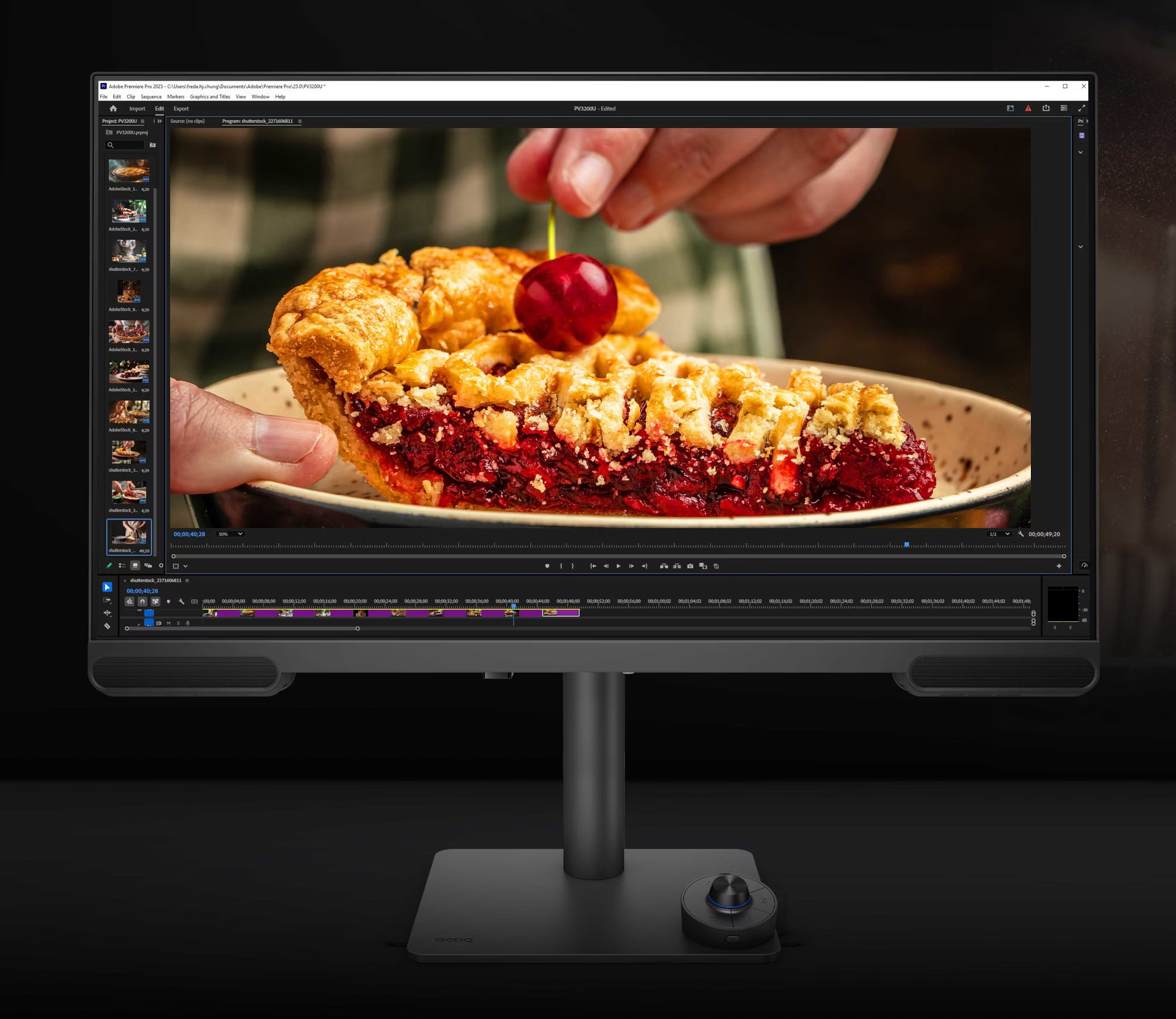 1 video editing monitor PV3200U