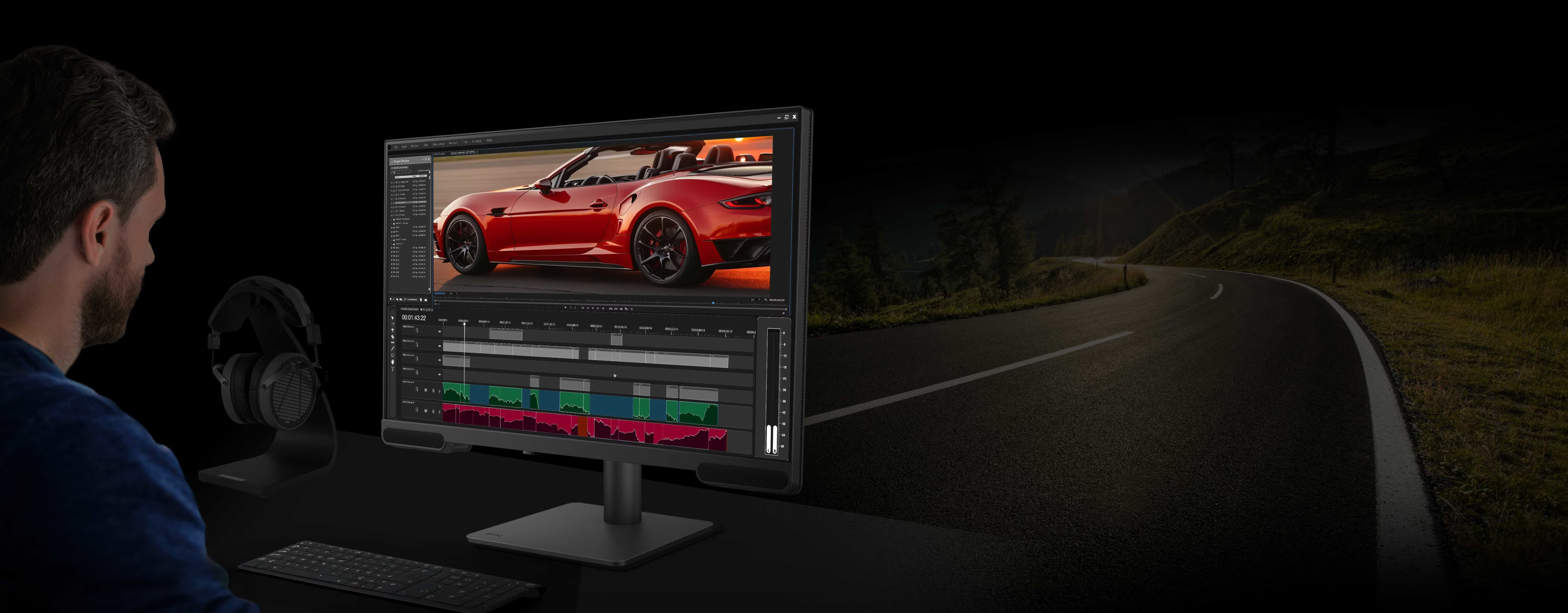6 video editing monitor PV3200U