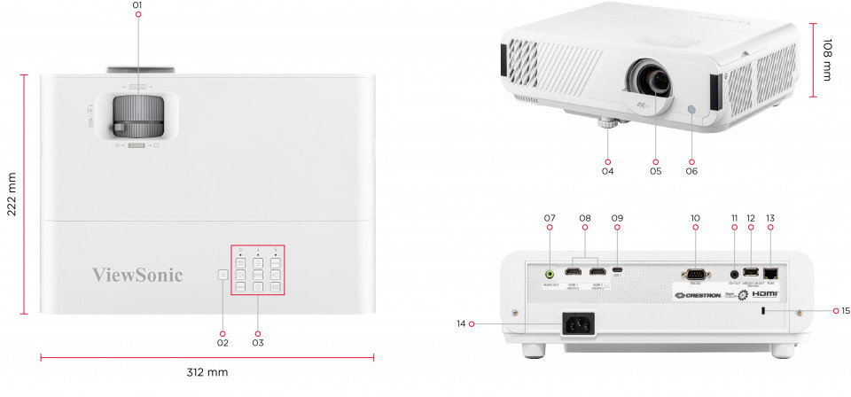 15 viewsonic projector gaming xbox