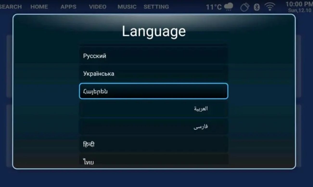 Touyinger Q11 language