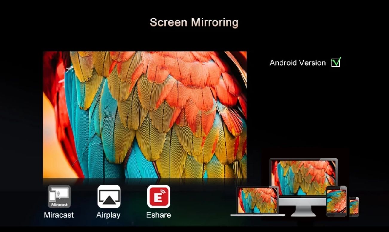 Touyinger Q11 smooth wireless mirroring