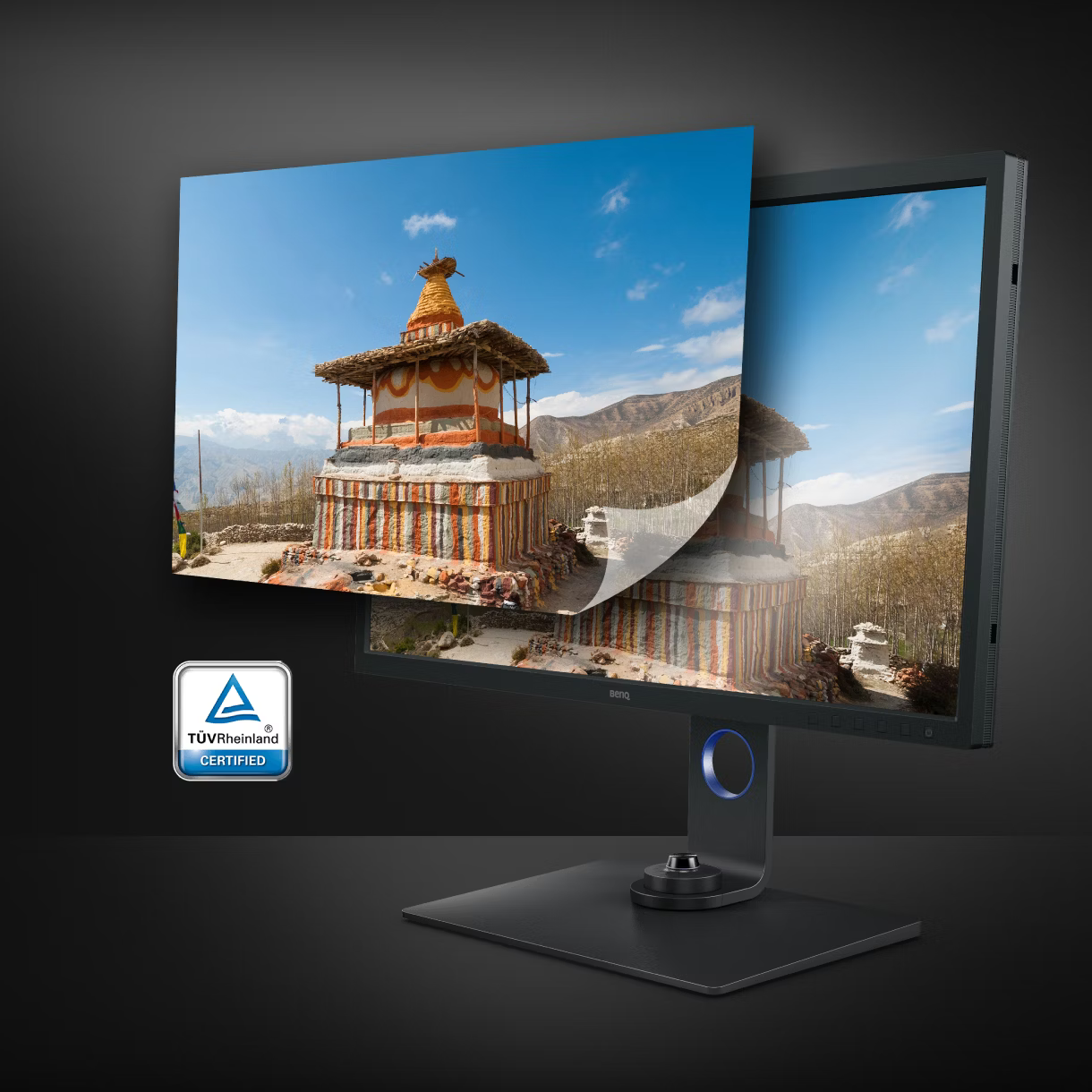 2 benq monitor photography SW321C