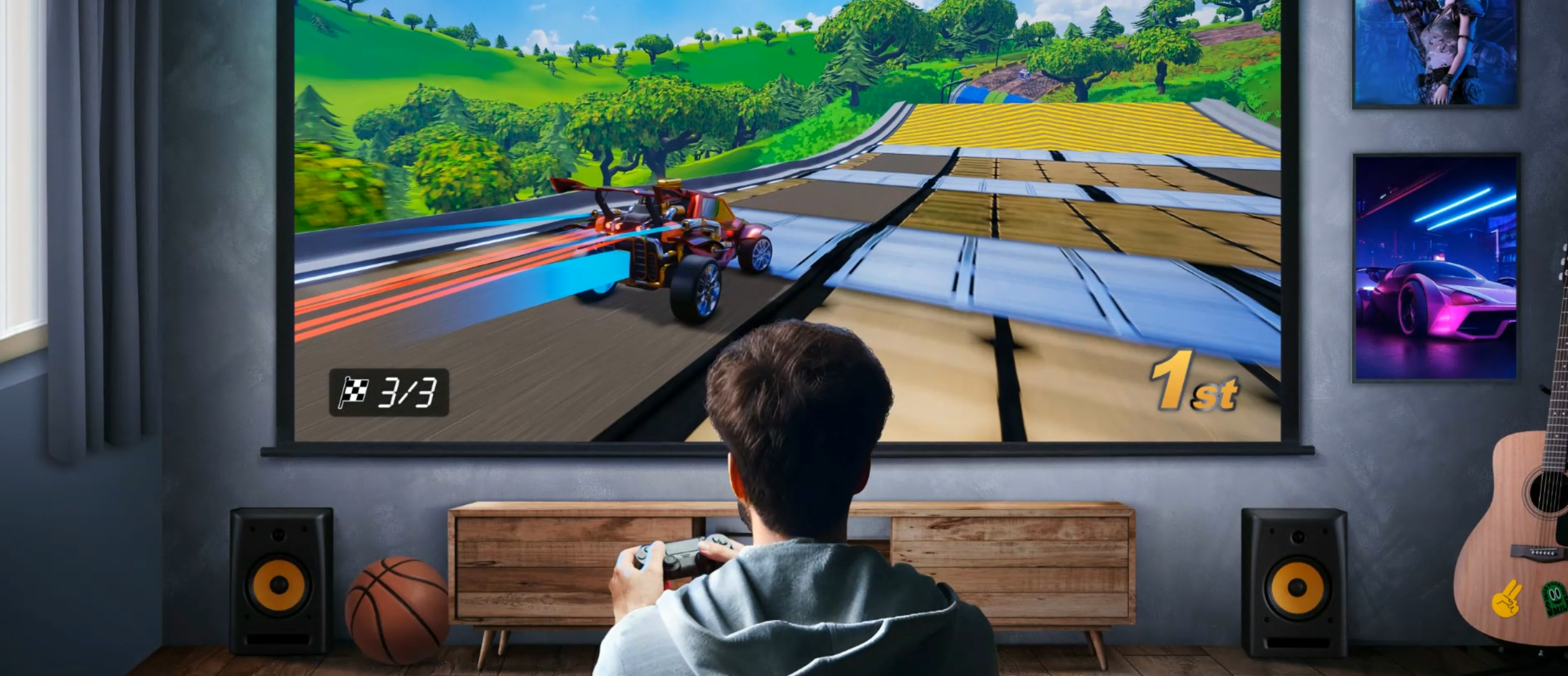 2 benq projector casual gaming