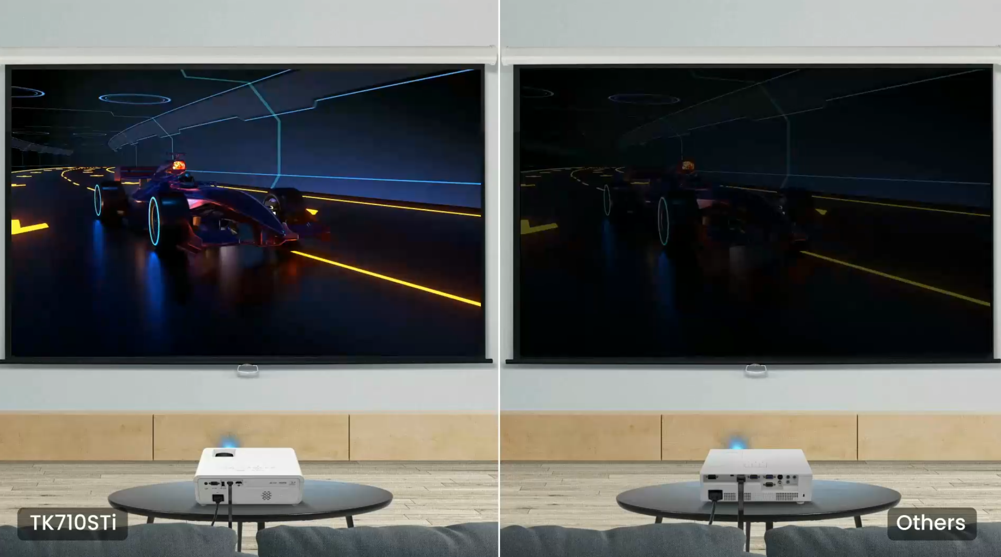 4 benq projector casual gaming