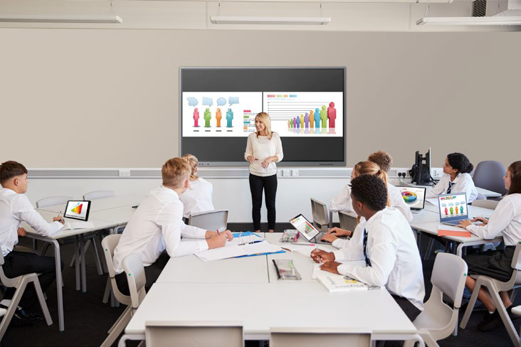 6 vivitek interactive display bk