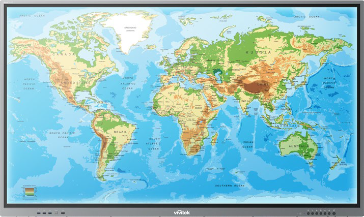 7 vivitek interactive display bk