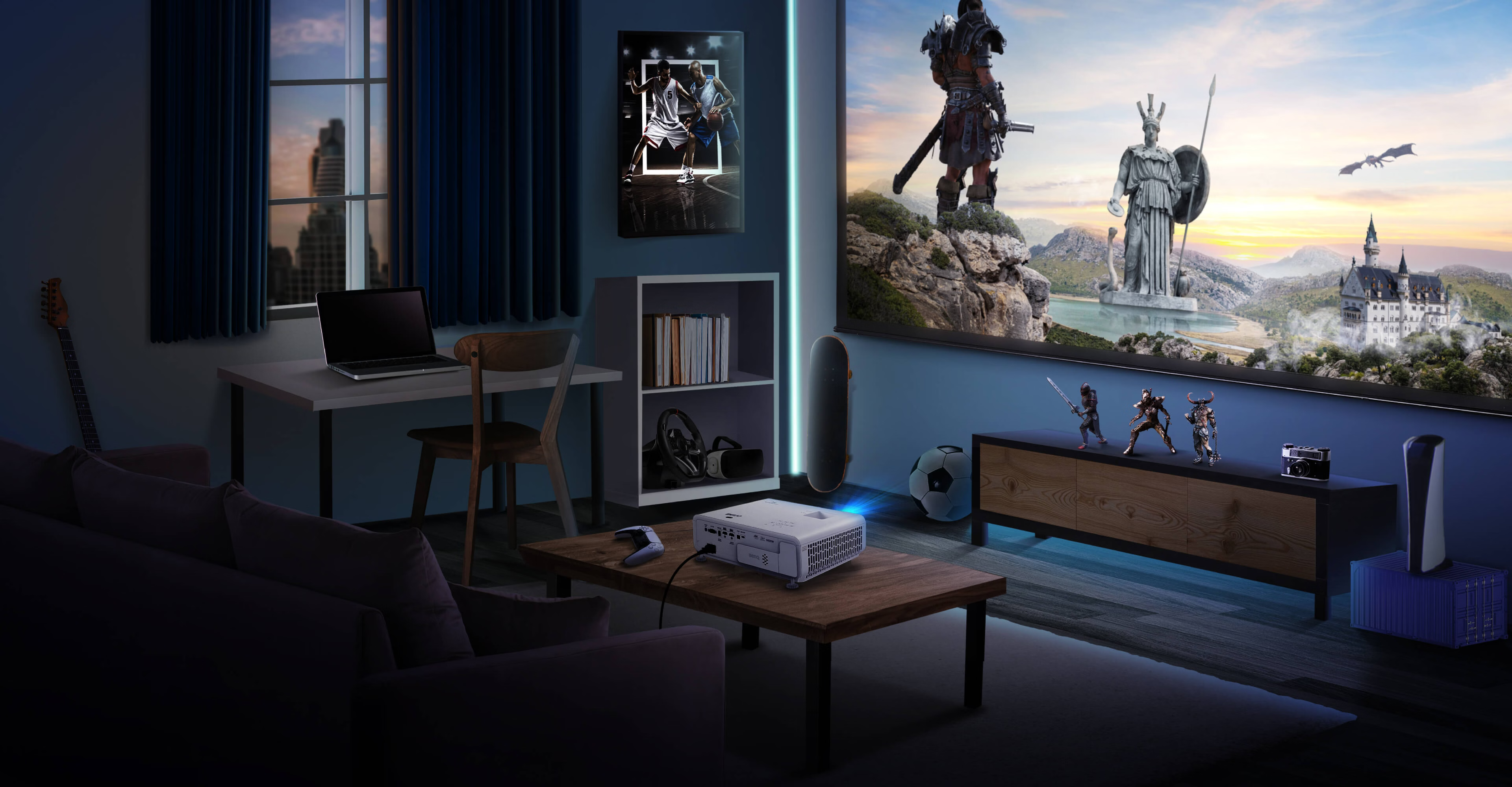 46 benq projector casual gaming