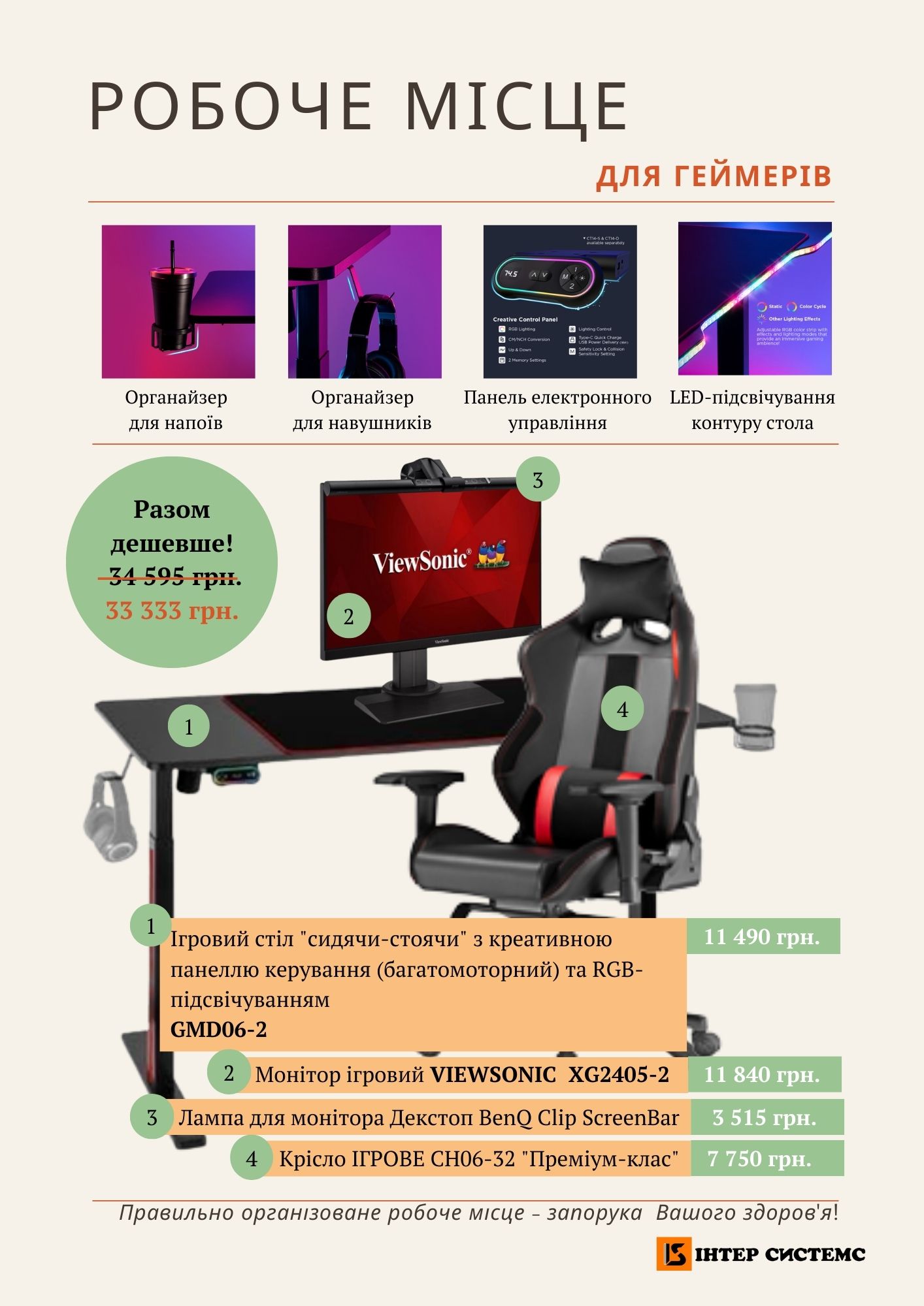 Робоче місце для геймерів